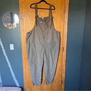 Lucy & Yak Organic Cotton Overalls in Taupe